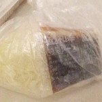 Wa kou - ロースとんかつ　３８９円　キャベツの千切りととんかつソース　【　２０１５年９月　】