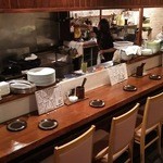 のぐち屋 - カウンターあります 8席