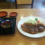 とんかつのまつ井 - トンカツセット 1050円