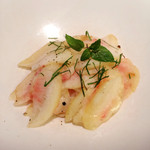 桃のスパゲッティ