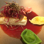 レストランエール - ビーツ　トリュフのコンソメ