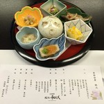 日本料理 松江 和らく - 八寸とお品書き