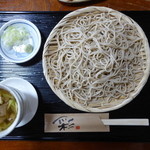 そば処　鴨亭 - きざみ鴨せいろ。瀬戸の器は、平沼・田中屋ゆずり２０１５．０９．２４