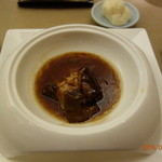 天厨菜館 - もち豚アワビ。