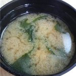 Yabu soba - 味噌汁