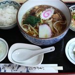 Yabu soba - たぬき定食