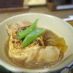 そば居酒屋 満月 - すき焼き風肉豆腐
