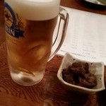 Hakutsuru - ビールとお通し