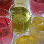 Shio Sai - 彩り豊富な果実酒は女性に人気