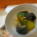 割烹あべ - 冬瓜　南瓜　茄子　昆布巻き