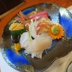 割烹あべ - ウニ　マグロ　タイ　ホッキ　イカ