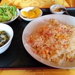 華龍飯店 - 後日頂いた五目チャーハン定食