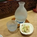 武蔵寿司 - 冷酒の図