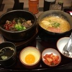 シジャン 博多一番街 - 「プルコギ石焼ビビンバ＆ミニ韓国冷麺」