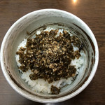 手打ち麺 やす田 - 昆布飯150円