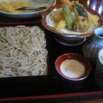 蕎麦家　久庵 - 天ザルそば