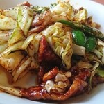 中華キッチン 桂林 - 豚肉とキャベツの甘辛炒め