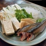 津ねや - これも秋田名物「しょっつる鍋 (2100円)」