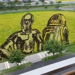道の駅 いなかだて 弥生の里 - R2-D2とC3POも、めっちゃリアルに表現されてます
