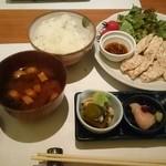 Yakitori Yamato - 鶏の焼きしゃぶ定食 1000円