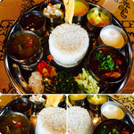 Spice&Dining KALA - 『ベジタリアンミールス』様（1500円）＋『ノンベジ』様（300円）