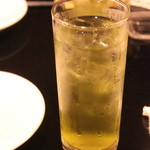 弥生亭 - 緑茶ハイ