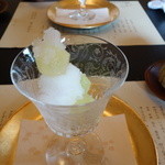 柚木元 - ブドウとコアントローシャーベット