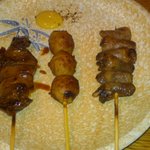 串焼き割烹　八十八 - 刺身の変わりの焼き物