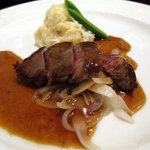 グリルフレンチ - 牛肉の照り焼きステーキ