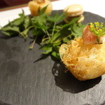 Vel  ROsier - 1509_VelROsier_前菜_大和芋+丹波黒豆