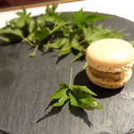 Vel  ROsier - 1509_VelROsier_前菜_フォアグラ+ドライ無花果マカロン