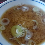 中華料理 三河屋 - 味噌汁