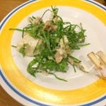 あまいか - にが菜と島豆腐の和え物