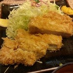 かつ善 - ロースカツアップ。