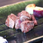 ステーキ＆シーフード HONJIN - お昼の懐石の牛ヒレ肉