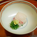 松川 - 【秋】淡路の鯛のお造り（2015.09.26）