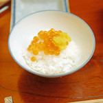 松川 - 【秋】新米ヒノヒカリにからすみと新いくら（2015.09.26）