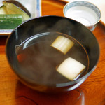 松川 - 【秋】赤出汁のお味噌汁（2015.09.26）