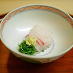 松川 - 【秋】淡路の鯛のお造り（2015.09.26）