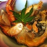 ファミリーれすとらん ひろせ 寿し正 - 毛ガニ❤︎（2015.9）