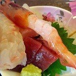 ファミリーれすとらん ひろせ 寿し正 - お造り３種（2015.9）