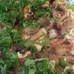 鉄板焼ＢＡＲ ぎんくら - きのこチャンプルー。キノコ、豆腐がしっかり入ってます♪