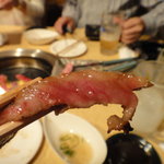錦へんこつ - 中レアで全然食べられます。