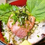 いちばん - ネギとろ丼　アップ