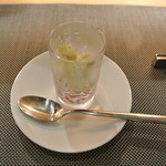 saveur - すだちと赤ワインのグラニテ