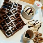 ささふら - ココアワッフル ナリタブライアン880円 チョコソースつき