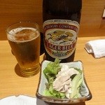 Kushiyakidokoro Matoi - ビールとお通し