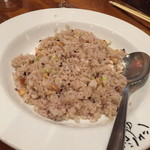 にんにくや - ガーリックライス。こちらもにんにく味強烈だけどとても美味しい。