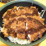奈都利家 - カツ丼Ｗ　８５０円　味噌汁付　【　２０１５年９月　】