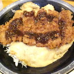奈都利家 - カツ丼　６３０円　味噌汁付　【　２０１５年９月　】
